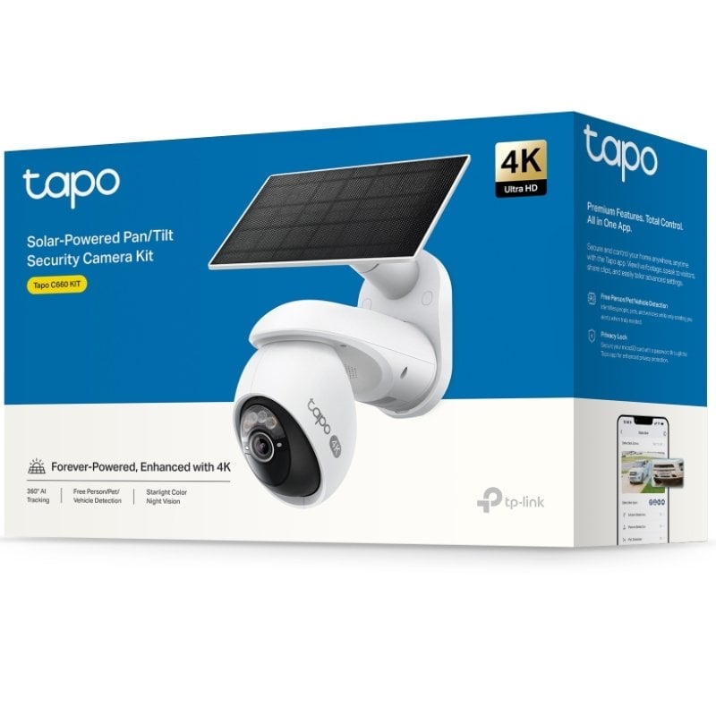 Cámara de Videovigilancia TP-Link Tapo C660 Kit/ Visión Nocturna/ Control desde APP/ Incluye Panel Solar - Imagen 3