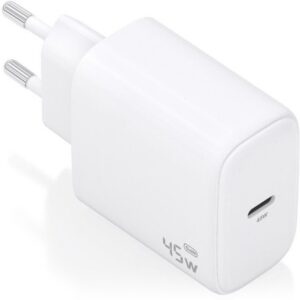 Cargador de Pared GaN Aisens A110-0969/ 1xUSB Tipo-C/ 45W/ Blanco 8435739903896 A110-0969 AIS-CARGA A110-0969