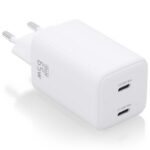 Cargador de Pared GaN Aisens ASCH-65W2P039-W/ 2xUSB Tipo-C/ 65W 8435739901304 ASCH-65W2P039-W AIS-CARGA ASCH-65W2P039-W