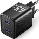 Cargador de Pared GaN Vention FEFB0-EU/ 2xUSB Tipo-C/ 45W 6922794790193 FEFB0-EU VEN-CARGA FEFB0-EU