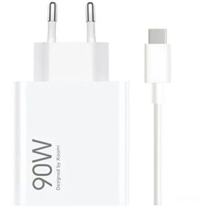 Cargador de Pared GaN Xiaomi 90W HyperCharge Combo (Type-A)/ 1xUSB + Cable USB Tipo-C/ 90W 6932554435943 BHR07ZBEU XIA-CAR 90W HYPC COM USBA