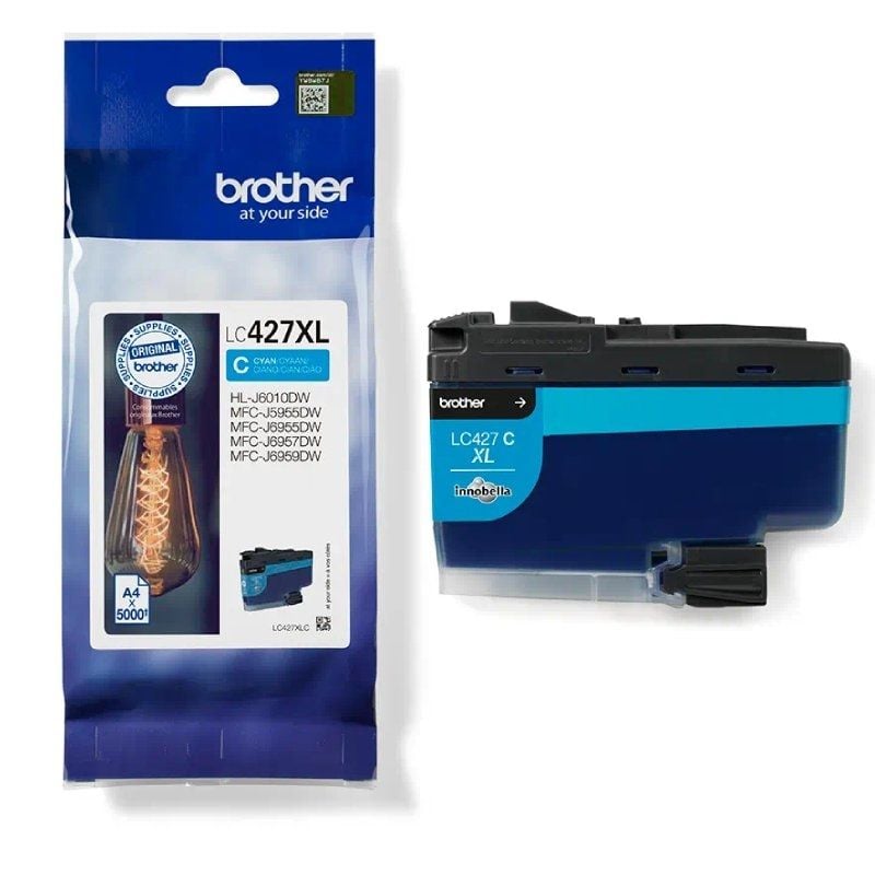 Cartucho de Tinta Original Brother LC-427 XL Alta Capacidad/ Cian - Imagen 2