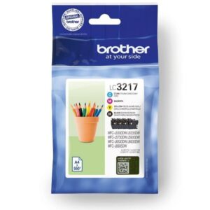 Cartucho de Tinta Original Brother LC3217VAL/ Multipack/ Negro/ Cian/ Magenta/ Amarillo 4977766779142 LC3217VAL BRO-C-LC3217VAL