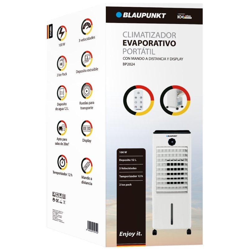 Climatizador Evaporativo Blaupunkt BP2024/ 100W/ Deposito 12L - Imagen 4