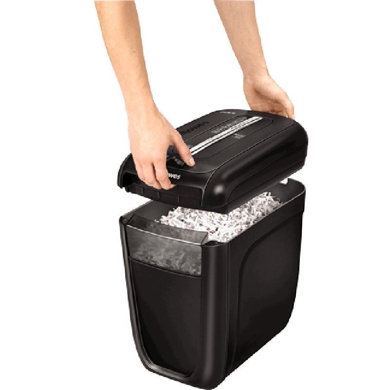 Destructora Fellowes 60CS/ Corte en Partículas de 4 x 40mm/ Negra - Imagen 5