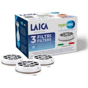 Filtro de Carbón FAST DISK Laica FD03A/ Pack de 3 Unidades/ Compatibilidad Flown go 8013240707334 FD03A LAI-PAE-FILTRO FAST DISK 3A