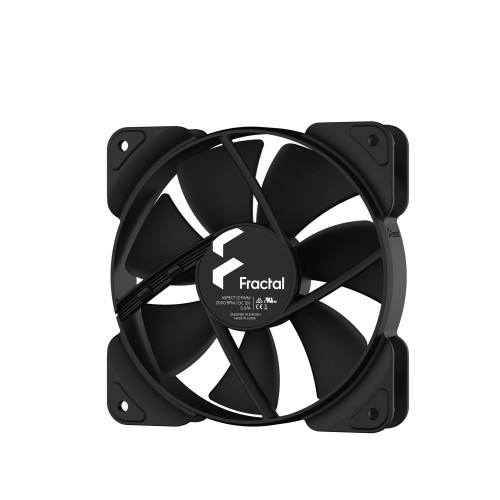 Fractal Design Aspect 12 PWM Carcasa del ordenador Ventilador 12 cm Negro 1 pieza(s) - Imagen 2