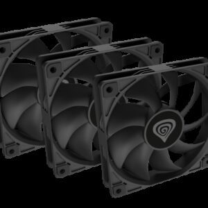 GENESIS Oxal 120 Carcasa del ordenador Ventilador 12 cm Negro 3 pieza(s) 5901969439144 | P/N: NGF-2043 | Ref. Artículo: 1409822