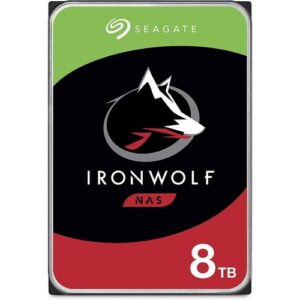 HDD SEAGATE NAS 3.5" 8TB 7200RPM 256MB SATA3 IRONWOLF NAS 8719706009812 P/N: ST8000VN004 | Ref. Artículo: ST8000VN004