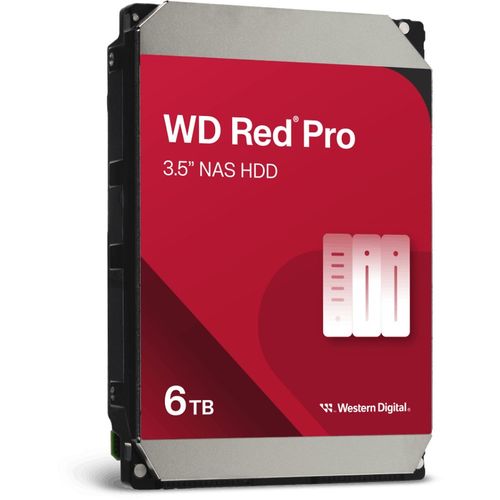 HDD WD 3.5" 6TB 7200RPM SATA3 RED PRO - Imagen 2
