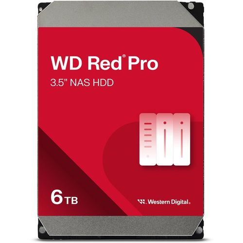 HDD WD 3.5" 6TB 7200RPM SATA3 RED PRO P/N: 2W11101 | Ref. Artículo: WD6005FFBX