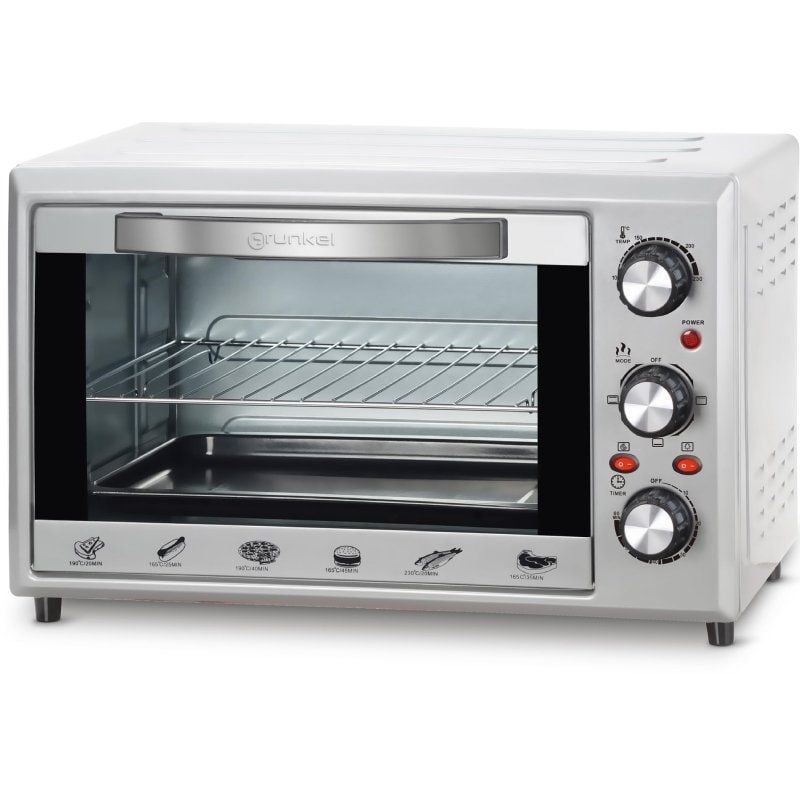 Horno de Sobremesa Grunkel HR-28SILVER/ 1600W/ Capacidad 28L/ Plata - Imagen 3