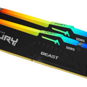 Kingston Technology FURY Beast RGB módulo de memoria 64 GB 2 x 32 GB DDR5 ECC 0740617343083 | P/N: KF564C32BBEAK2-64 | Ref. Artículo: 1377958