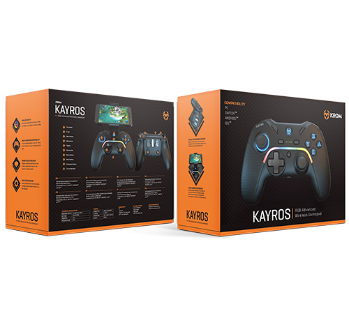 Krom Kayros Negro Bluetooth Gamepad Analógico/Digital Android, Nintendo Switch, PC, iOS - Imagen 13
