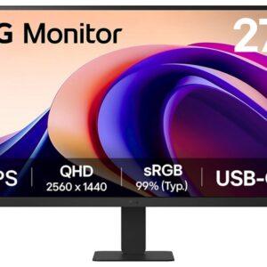 MONITOR LG 27U631A-B 27" QHD 5MS NEGRO HDMI USB-C VESA 8806096358559 27U631A-B