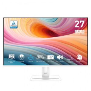 MSI MONITOR PRO MP275W E2. 27" IPS PLANO. 1920x1080 . 120HZ. BLANCO 4711377238311 | P/N: 9S6-3PD3CM-027 | Ref. Artículo: 1392391