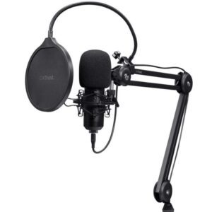 Micrófono Gaming Trust Gaming GXT 270 Emita II+ 25770/ USB/ Negro 8713439257700 25770 TRU-MIC GXT 270 EMITA IIP