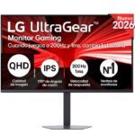 Monitor Gaming LG UltraGear 32G620B-B 31.5"/ QHD/ 1ms/ 200Hz/ IPS/ Regulable en altura/ Negro 8806096740262 32G620B-B.AEU LG-M 32G620B-B