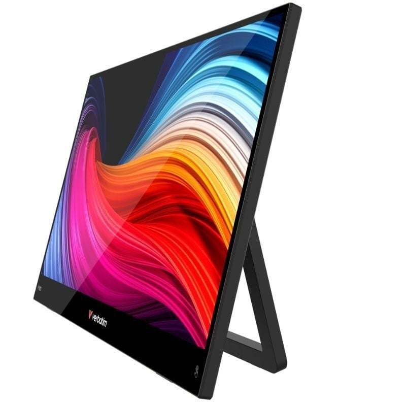 Monitor Portátil Táctil Verbatim Touch Light 14"/ Full HD/ Multimedia/ Negro - Imagen 2