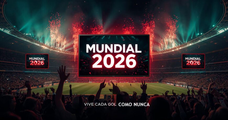 Mundial 2026 - El Mejor Televisor para Ver el Fútbol como si Estuvieras en el Estadio