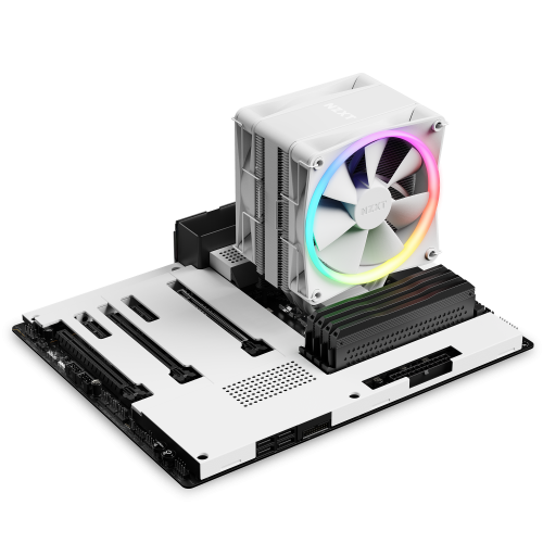 NZXT T120 RGB Procesador Refrigerador de aire 12 cm Blanco 1 pieza(s) - Imagen 6