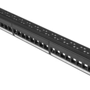 PATCH PANEL LANBERG 24 PUERTOS 1U RACK 19 PARA MODULOS KEYSTONE NEGRO 5901969416091 PPKS-1024-B