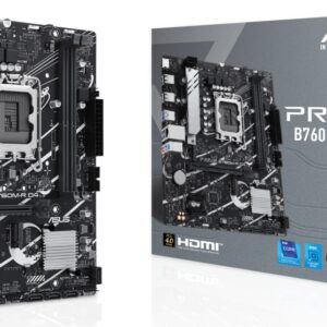 PLACA BASE ASUS PRIME B760M-R D4 1700 MATX 4XDDR4 4711387423769 90MB1HA0-M0EAY0