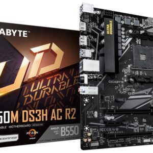 PLACA BASE GIGABYTE B550M DS3H AC R2 AM4 MATX 4XDDR4 4719331869908 9MB55MDHR-00-G