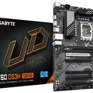 PLACA BASE GIGABYTE B760 DS3H GEN5 1700 AX ATX 4XDDR5 4719331872892 9MB76S355-00-G10