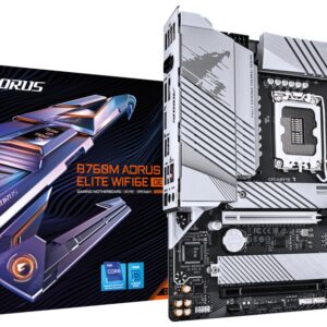 PLACA BASE GIGABYTE B760M A E WF6E GEN5 1.0 DDR5 1700 MATX 4XDDR5 4719331872069 9MB76ME65-00-G10