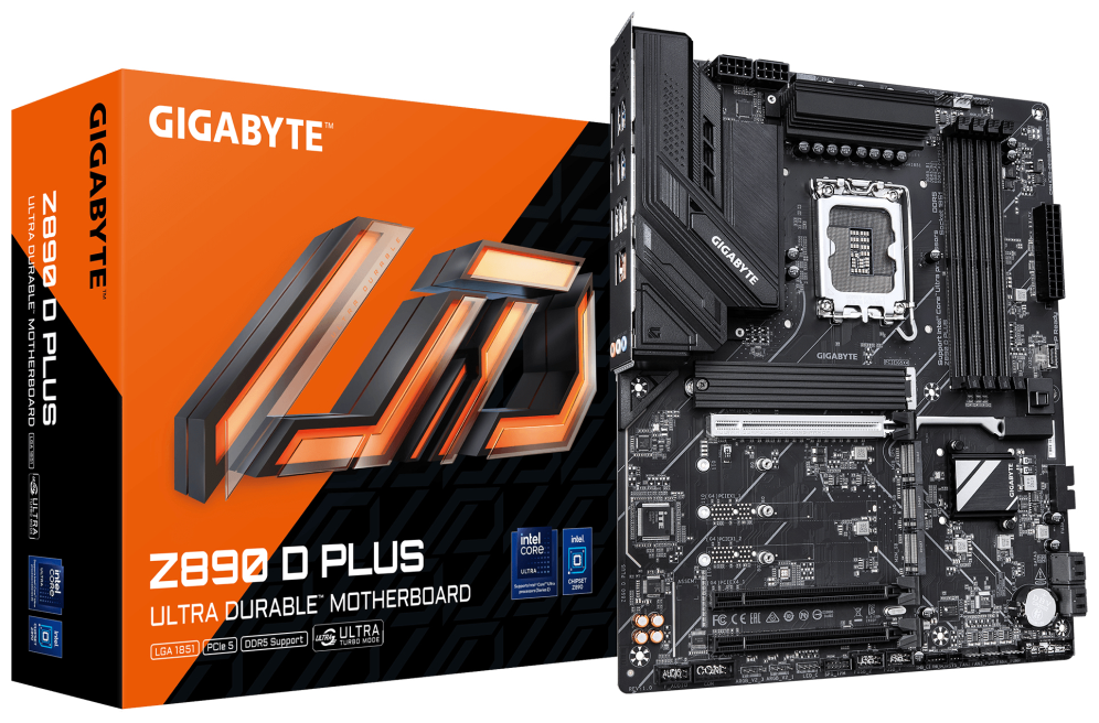 PLACA BASE GIGABYTE Z890 D PLUS DDR5 ATX 4719331880644 Z890 D PLUS 1.0