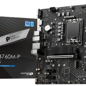 PLACA BASE MSI PRO B760M-P 1700 MATX 4XDDR4 4711377030991 911-7E02-001