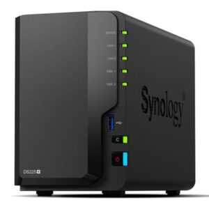 | P/N: DS225++2XHAT3300-4T | Cod. Artículo: DSP0000035015 Servidor nas synology disk station ds225+ 2gb gigabit ethernet 8tb (2x4tb hdd)
