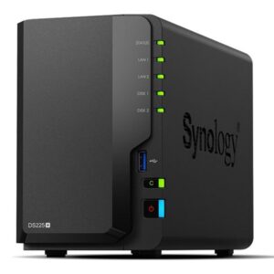 | P/N: DS225++2XHAT3310-16T | Cod. Artículo: DSP0000035019 Servidor nas synology disk station ds225+ 2gb gigabit ethernet 32tb (2x16tb hdd)