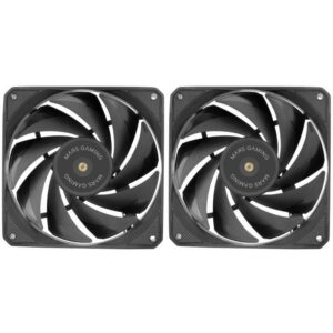 Pack 2 Ventiladores Mars Gaming MF-NCLX2/ 12cm 8435693106555 MFNCLX2 TAC-REF MF-NCLX2 BK