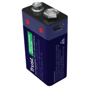 Pilas 6LR61 Trust 25745/ 9V/ Recargables 8713439257458 25745 TRU-PILA 25745