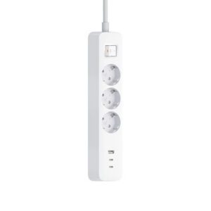 REGLETA XIAOMI 20W POWER STRIP 2C1A 6932554428853 P/N: BHR07UKEU | Ref. Artículo: REGLETA-MI20W-PWRSTR