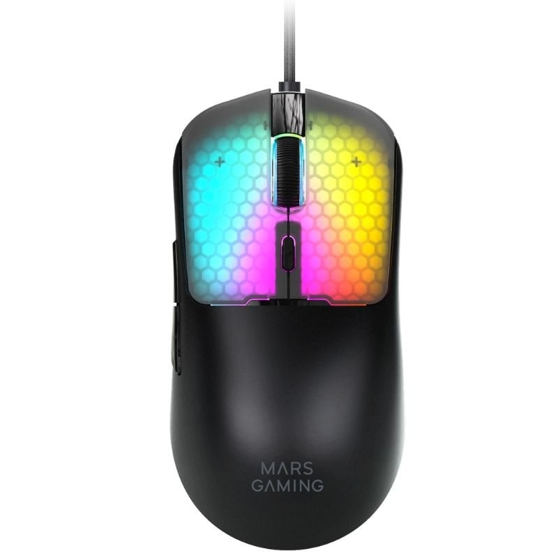 Ratón Gaming Mars Gaming MM-Viper/ Hasta 12800 DPI 8435693114291 MMVIPER TAC-MOU MM-VIPER BK