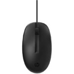 Ratón HP 125/ Hasta 1200 DPI/ Negro 195161439049 265A9UT HPAP-MOU 125 BK V2