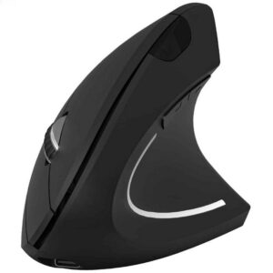 Ratón Vertical Inalámbrico Subblim Glide Vertical Ergo Dual Battery/ Batería Recargable/ Hasta 1600 DPI/ Negro 8436586743055 SUBMO-EDGVW01 SUB-MOU G VERT ERGO B BK