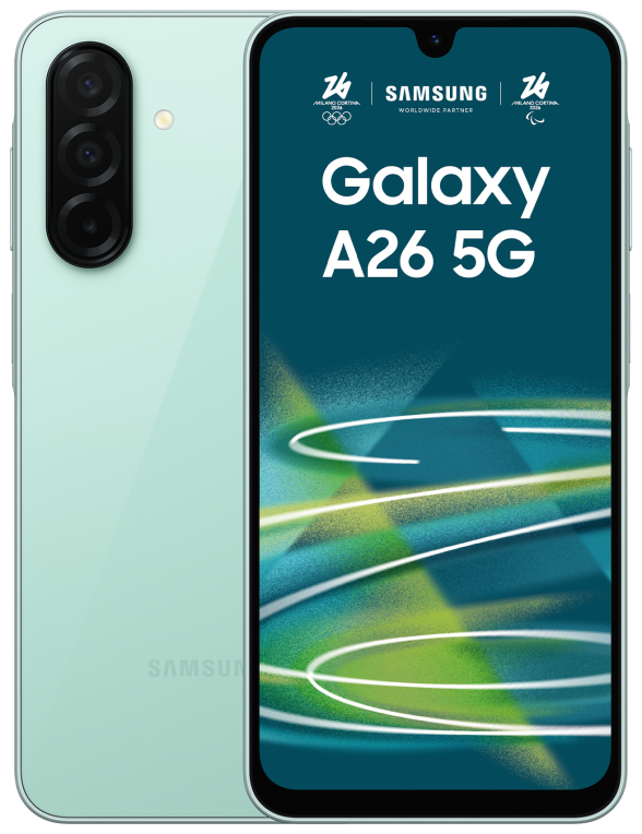 SMARTPHONE SAMSUNG GALAXY A26 6GB 128GB 5G MINT 8806097072850 SM-A266BLGBEUE