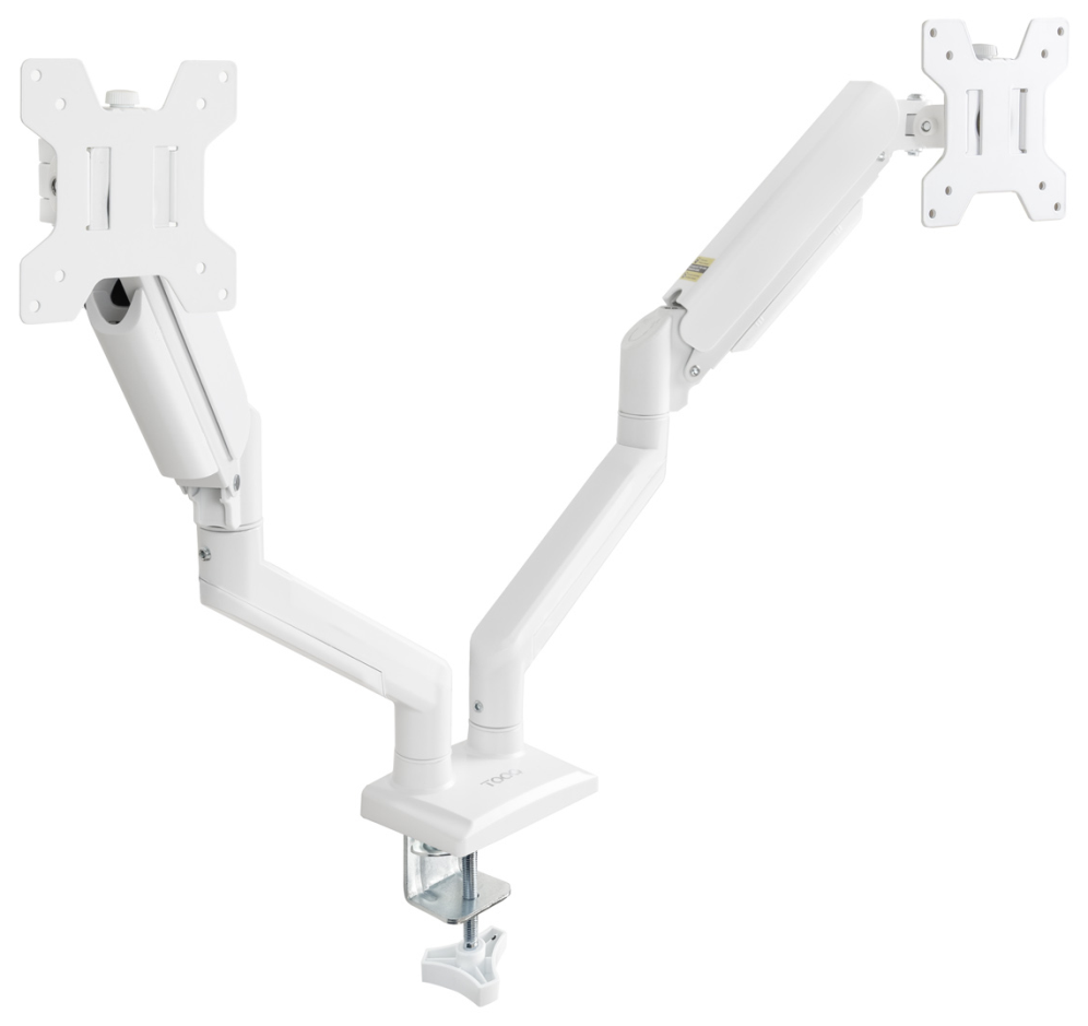 SOPORTE MESA TOOQ PANT. GIRA INCLI 2 BRAZOS 13-34 BLANC 8433281016453 DB1434TNR-W