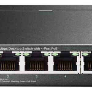SPLITTER POE TP-LINK 5-PORT 10/100 MBPS DESKTOP SWITCH WITH 4-PORT POE 6935364052782 TL-SF1005LP