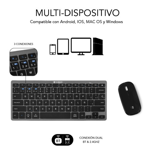 SUBBLIM SUBKBC-OCO020 teclado - Imagen 3