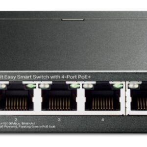 SWITCH TP-LINK 5 PORT GIGABIT EASY SMART 4 PORT POE+ 6935364052744 TL-SG105PE