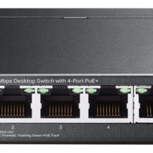 SWITCH TP-LINK TL-SF1005P DESKTOP SWITCH 4-PORT POE 6935364083199 TL-SF1005P