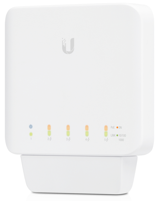 SWITCH UBIQUITI USW-FLEX UNIFI SWITCH FLEX 5 POE INTERIOR Y EXTERIOR 0817882027595 USW-Flex