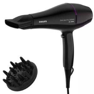 Secador Philips Drycare Pro BHD274/ 2200W/ Negro y Violeta 8710103898122 BHD274/00 PHPAE-SEC DRYC P BHD274
