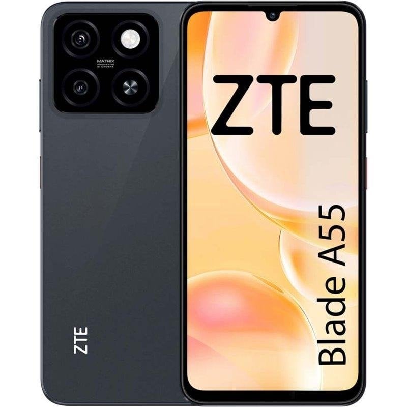 Smartphone ZTE Blade A55 4GB/ 128GB/ 6.75"/ Negro 6902176136160 P963F65-BLACK ZTE-SP BLD A55 4-128 BK V2
