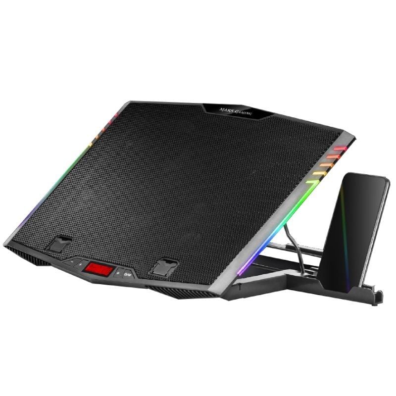 Soporte Refrigerante Mars Gaming MNBC5 para Portátiles hasta 17.3"/ Iluminación LED 4710562757699 MNBC5 TAC-REF MNBC5
